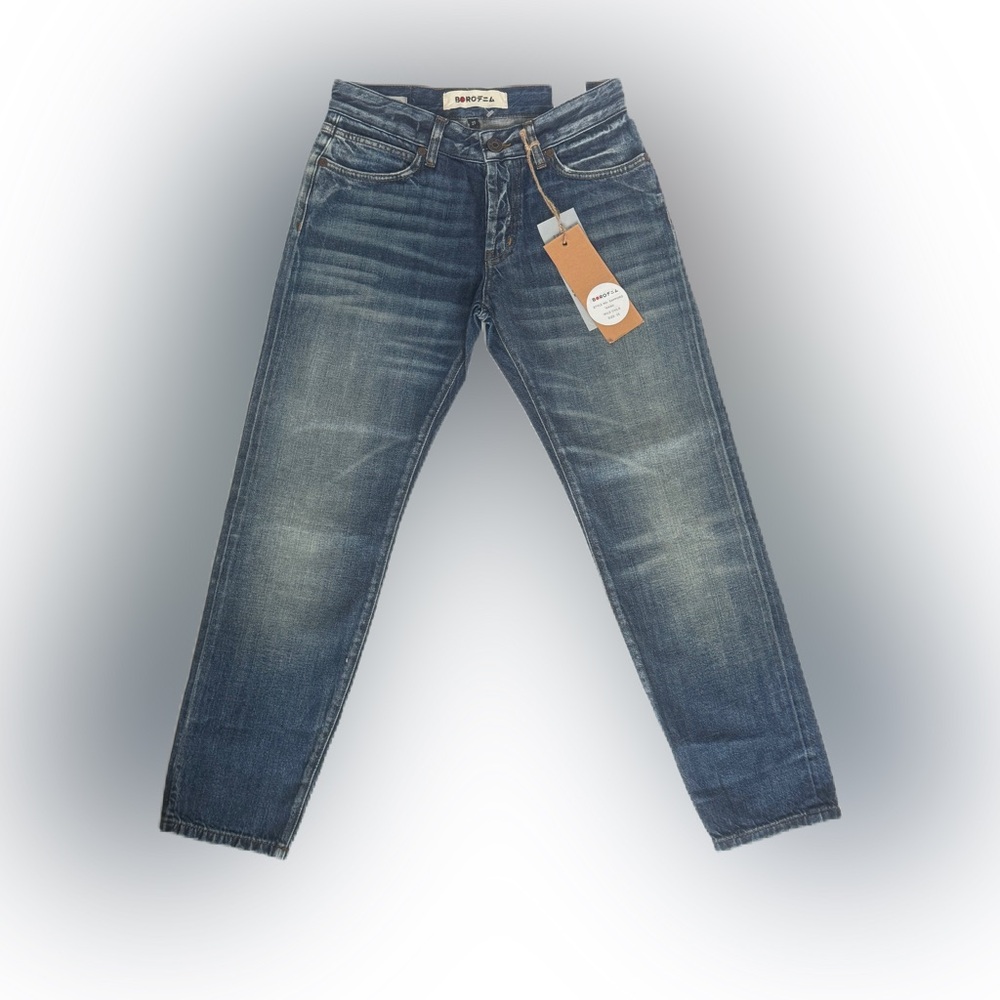 Boro Jeans Women’s NWT 100% Cotton Mid Rise Tapered Style Sapporo